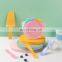 Disposable Birthday 5 Plates 5 Forks Cake Knife Set Multi-color Cake Party Supplies Tableware Set