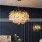 2021 New Round Pendant Lamp Restaurant LED Modern Light Luxury Chandelier Lamp