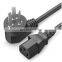 Power Cord USA Plug EU Power Plug C7 C8 C13 C14 C19 2 Pin 3Pins UK Power Cable 10A/13A/15A AC Cords For Laptop Desktop PC