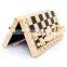 Wooden Chess  Foldable Magnetic Interioanal Chess Board Set