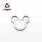 Moderate Price Triangle Keyring Shape Ring Custom Logo Keychain Small Metal Split Rings For Bag