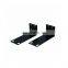 OEM Custom Accessories Sheet Metal Steel Black Powder Coated Connecting Furniture Hardware Brackets