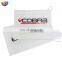 Custom logo pouch frosted plastic clothes ziplock bag with pull finger ring