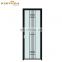 JYD Interior aluminium alloy frame single glass swing doors toliet casement bathroom entry doors