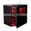 JIMBO steel luxury rotations mainspring portable 9 watch winder box with drawer