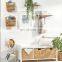 Hot Sale Water Hyacinth Home Storage Wall Mount Hanging Basket Set of 2 Vietnam Supplier