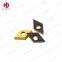 DCMT11T304-PM Carbide Turning Insert with Bi-color CVD Coating for Steel