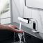 Toilet basin multifunctional faucet soap dispenser