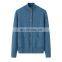 New Women's Pure Cashmere Knitted Cardigan Sweater Solid Pattern Button-Up Jacket with Stand Collar Pockets Casual Winter Style