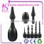 2016 Newest Hot selling PVC Vagina cleaner Ball & Five novelty full silicone attachments Sex cleaner for lady