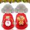 Christmas Pets Apparel Dog & Cat Clothes Hoodie Winter Fleece Hoodie with Gift Pocket Santa Reindeer Costume