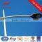 10m steel pole Q345 3.5mm hot dip galvanized street light pole ISO certificate