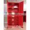 Factory price modern red gloss cabinets metal file cabinet