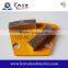 2 segments diamond metal bond grinding disc for concrete