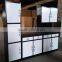 SteelArt Space Save white apartment metal kitchen cabinet
