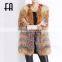 Factory Direct Wholesale Red Fox Fur Knitted Coat