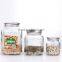 Best quality large food clear glass honey storage jar candy jar with lid
