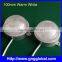 100mm Milky or Clear Shell with Aluminum Base led point source wall light