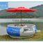 PE structure Leisure boat Round electric water donut boat