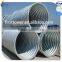 Corrugated galvanized steel culvert pipe