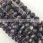 2.0mm Large Hole Hot Selling Round Matte Teeth Amethyst Gemstone Loose Beads Approximate 15.5 Inch