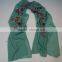 100% cotton embroidery scarf