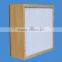 HEPA box type air filter for HAVC system