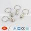 low price silver autolock ring shape puller metal zipper slider