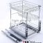 Chrome Plated Metal Wire Pullout Kitchen Cabinet Rack