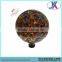 hot selling led solar powered polyresin mosaic glass gazing ball garden solar light