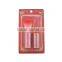 High-End Good Qualty Soft Synthetic Hair Retractable Makeup With Printed Flower