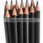 Matte paint HB plastic pencil black lead without eraser