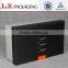 black lid white base packaging paper box for shoes