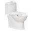 Elongated One Piece Water Closet with slow down toilet seat cover