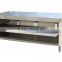 Three tiers adjustable feet separated assembled commercial kitchen cabinet for stainless steel equipment
