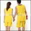 2015 fashion new design unisex vest polyester basketball uniform design and basketball wear and basketball uniform black