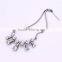 Elegant Simulated Pearl Real 18k Rose Gold Plated Horn 5 Big CZ Diamond Collar Statement Necklaces & Pendants for Women Jewelry                        
                                                Quality Choice