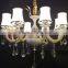 Indoor modern glass chandelier lighting