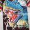 (C5040)NOVA latest design clothing 2015 popular baby boy with cool 3Dprinted vivid dinosaur pattern summer short sleeve t shirt