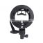 40 * 40cm / 15" * 15" Softbox Diffuser with S-type Bracket Bowens Holder for Speedlite Flash Light Black & White