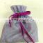 cheap sale black drawstring cotton dust bag