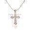 Latest Design 18k Solid Gold Chain Cross Necklace                        
                                                                                Supplier's Choice