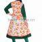 Cotton Anarkali Jaipuri Kurti Vestido Styles Ropa Ladies Garments cotton plain with printed women's short dresses 3528