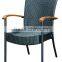 Commercial use humanization armrest rattan wicker office chairs YC116
