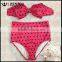 Cutest Women Retro Polka Dot High Waist Bikini Beach Set