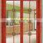 Decorative tempered glass wooden door and window