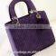 Western style new hot sale fashion women plaid brand hand bags