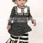 2015 new arrival baby dress xmas deer set wholesale girls top clothing adorable baby girl clothing