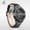 WEIDE Brand watch Universe Series Leather Watch Strap Quartz Movement Multiple Time Zone Waterproof Men Business Watches