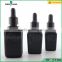 20ml 30ml 50ml square black glass dropper bottle glass essential oil bottle free sample with dropper